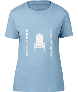 'Towers Of Authority' Women's Premium T-Shirt (Blue)