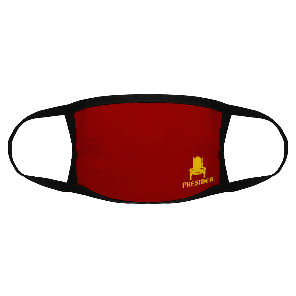 Face Mask (Red) (Badge Logo)