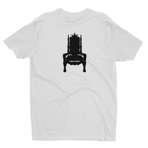 'Watch The Throne' Men's Premium Fitted Short Sleeve T-shirt (White)